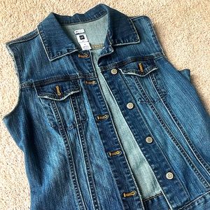 GAP Denim Vest, Blue Jean